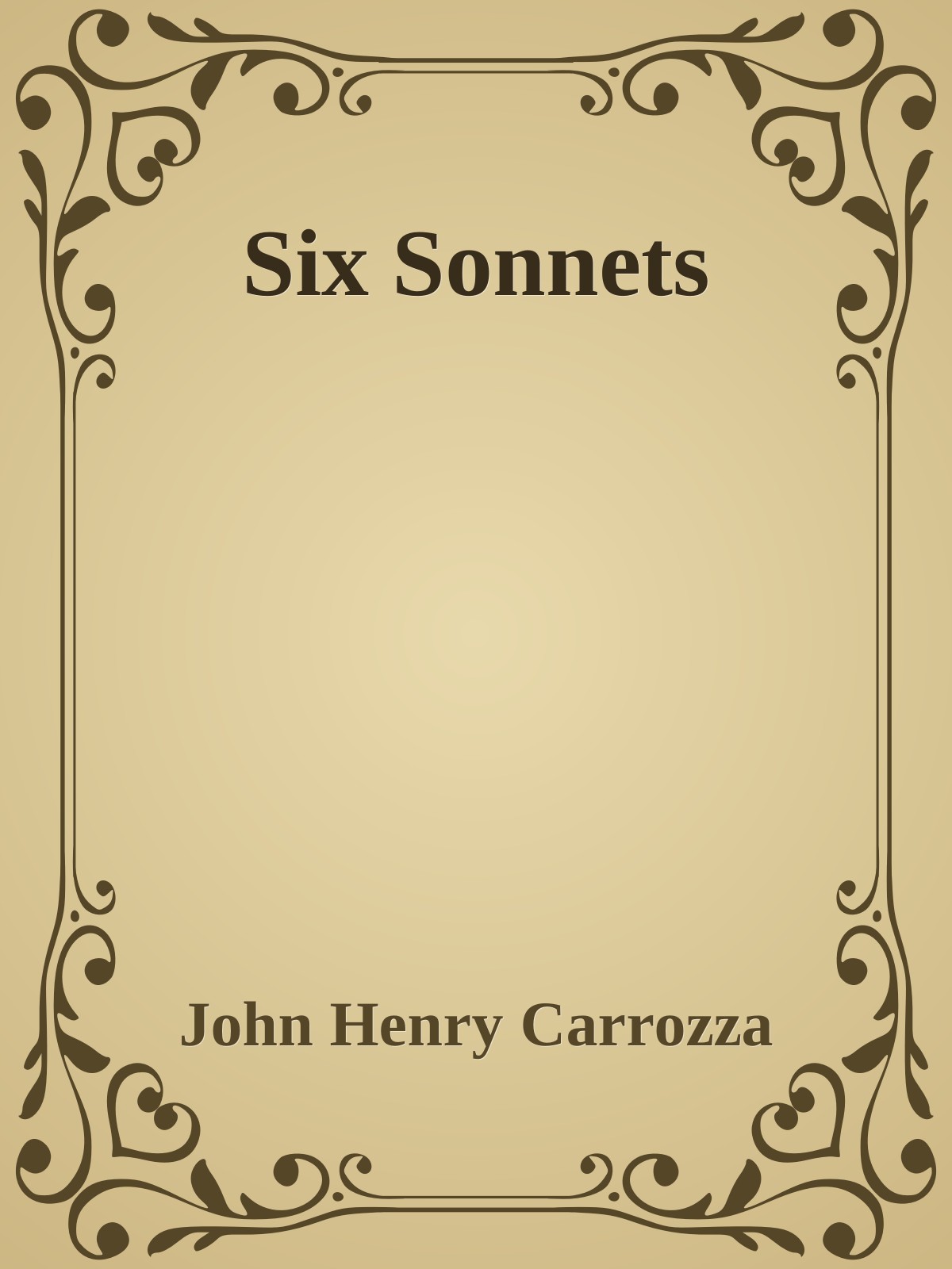 Six Sonnets